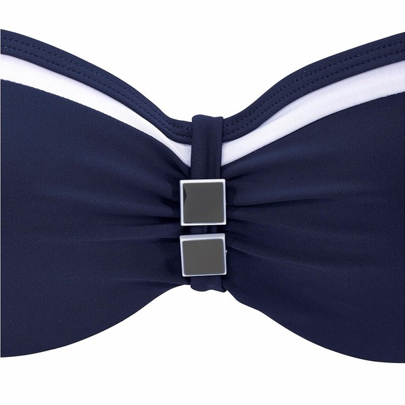 Lascana Navy Blue & White Nautical Bikini Set - Picture 3 of 7